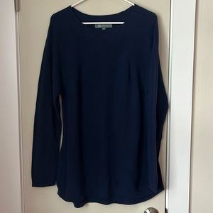 Title nine navy light to medium weight sweater